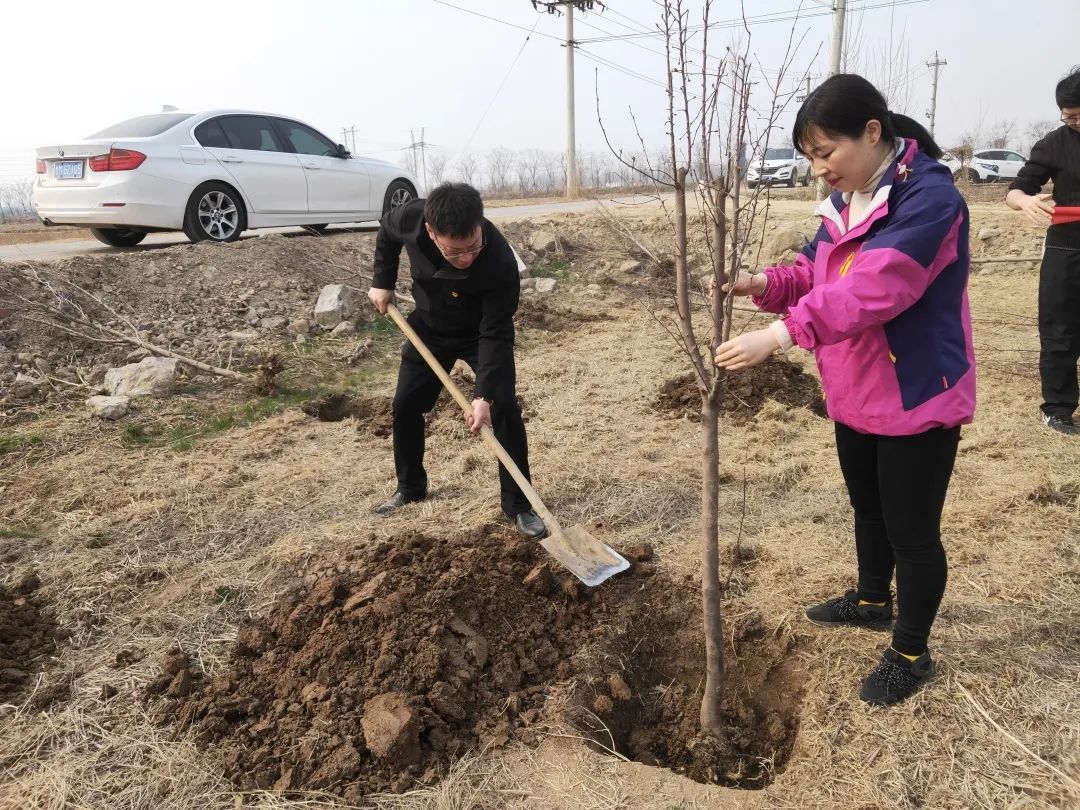 “綠水青山黨旗揚 一心向黨守初心”植樹節(jié)活動(圖3)